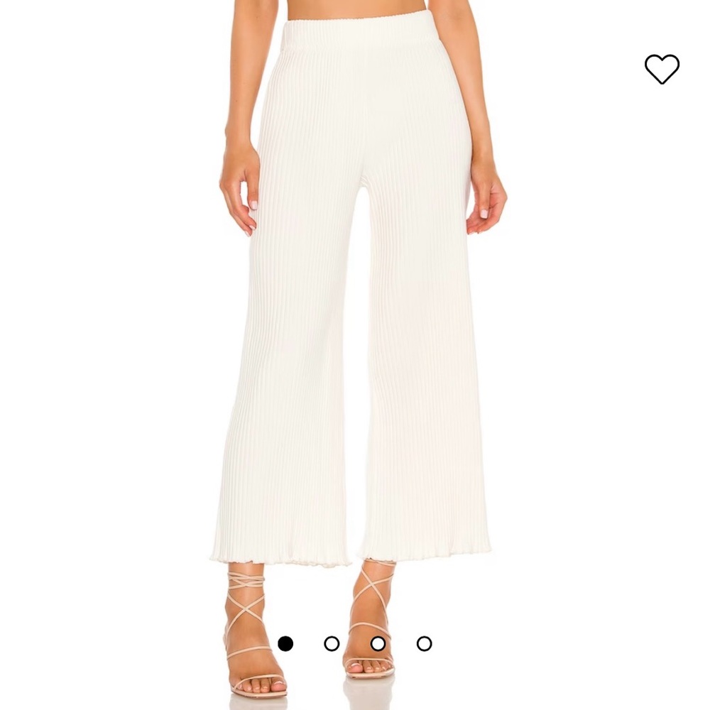 Twenty Montreal wide leg pants in cotton XS ivory